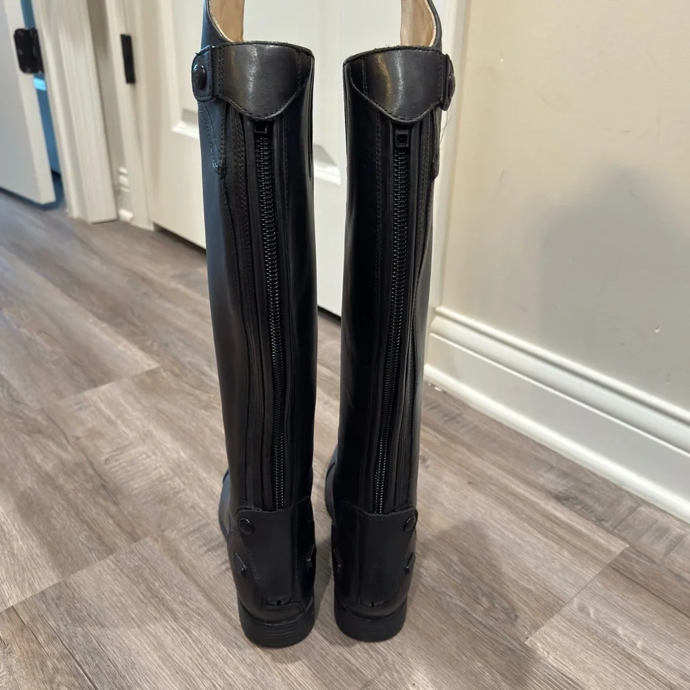 Ariat Kinsley Dress Tall Riding Black Leather Boots - Picture 11 of 14
